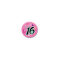 Sweet 16 Satin Button